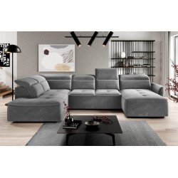 Minkštas kampas MURILLO-XL su elektrine funkcija (Whisper-17) D